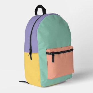 Pastel Colorblock Backpack