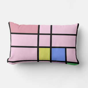 Pastel Colorblock Pillow in Two Sizes