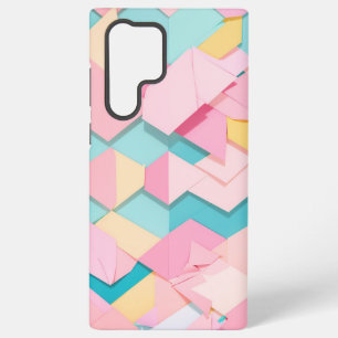 Pastel Colored 3D Paper Pattern Phone Case