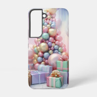 PASTEL COLORED CHRISTMAS TREE WITH PRESENTS