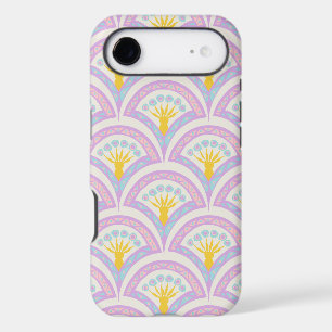Pastel colored shell pattern