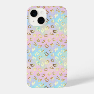 Pastel Colors Leopard Skin Bandana iPhone 14 Case