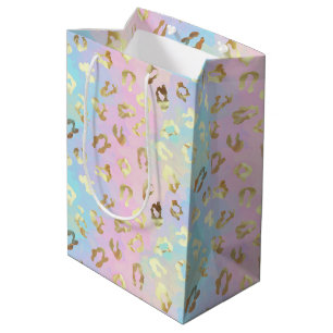 Pastel Colors Leopard Skin Bandana Medium Gift Bag