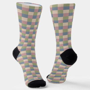 Pastel Colors with Muddy Green Socks