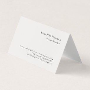 Pastel Colour Classical Plain Minimalist Business Card