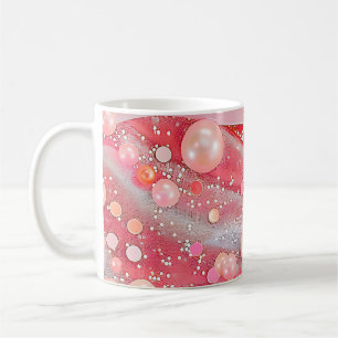 Pastel Colour Glitter Pearl Print Coffee Mug