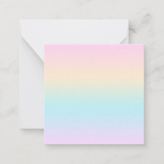 Pastel colour gradient card