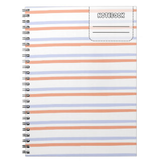 Pastel Colour Line Notebook