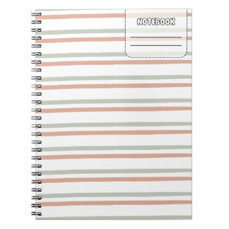 Pastel Colour Line Notebook
