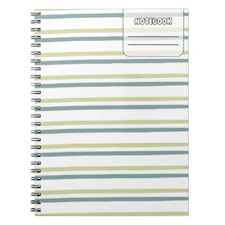 Pastel Colour Line Notebook