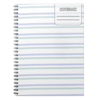 Pastel Colour Line Notebook