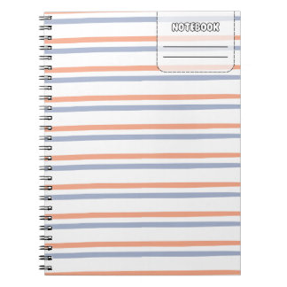 Pastel Colour Line Notebook