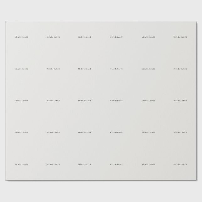 Pastel Colour Professional Unique Classical Simple Wrapping Paper (Flat)