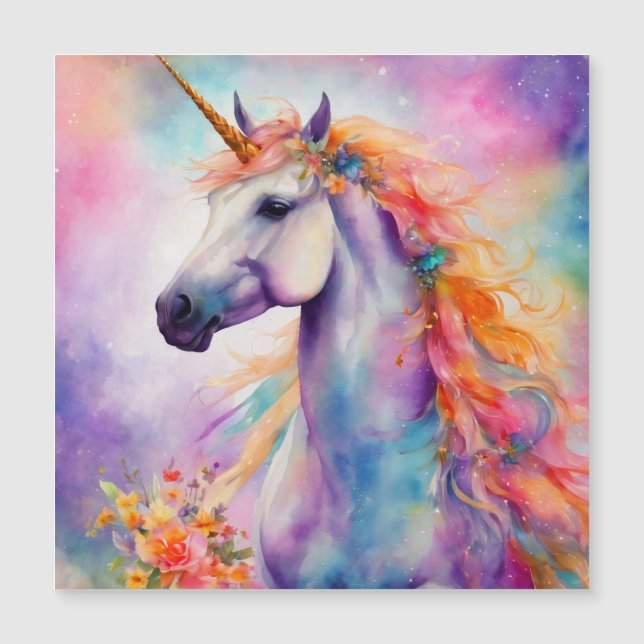 Pastel Colour Unicorn (Front)