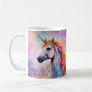 Pastel Colour Unicorn Coffee Mug