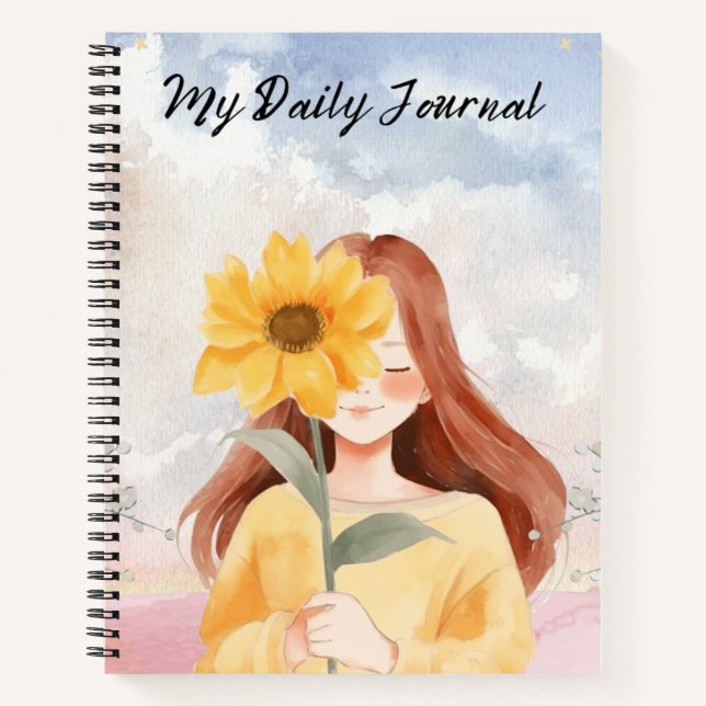 Pastel Colour Watercolor  Notebook (Front)