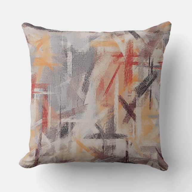 Pastel Coloured Abstract Background #5 Cushion (Front)