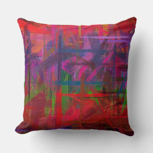 Pastel Coloured Abstract Background #6 Cushion