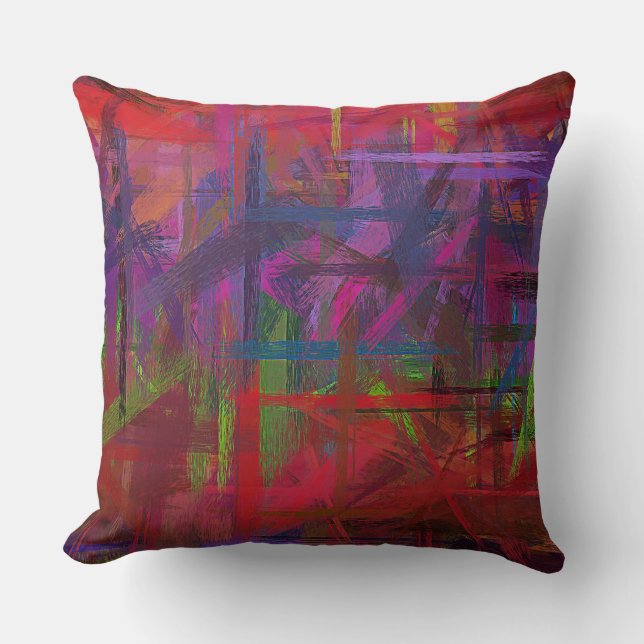 Pastel Coloured Abstract Background #6 Cushion (Front)