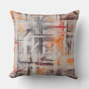 Pastel Coloured Abstract Background Cushion