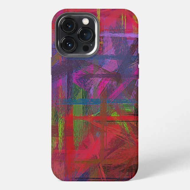 Pastel Coloured Abstract Pattern iPhone Case (Back)