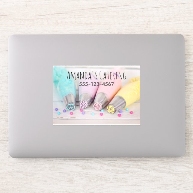 Pastel Coloured Cake Decorating Tools Photograph (Computer)