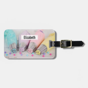 Pastel Coloured Cake Decorating Tools Photograph Luggage Tag