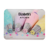 Pastel Coloured Cake Decorating Tools Photograph
