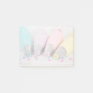 Pastel Coloured Cake Decorating Tools Photograph Post-it Notes