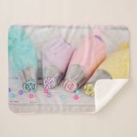 Pastel Coloured Cake Decorating Tools Photograph