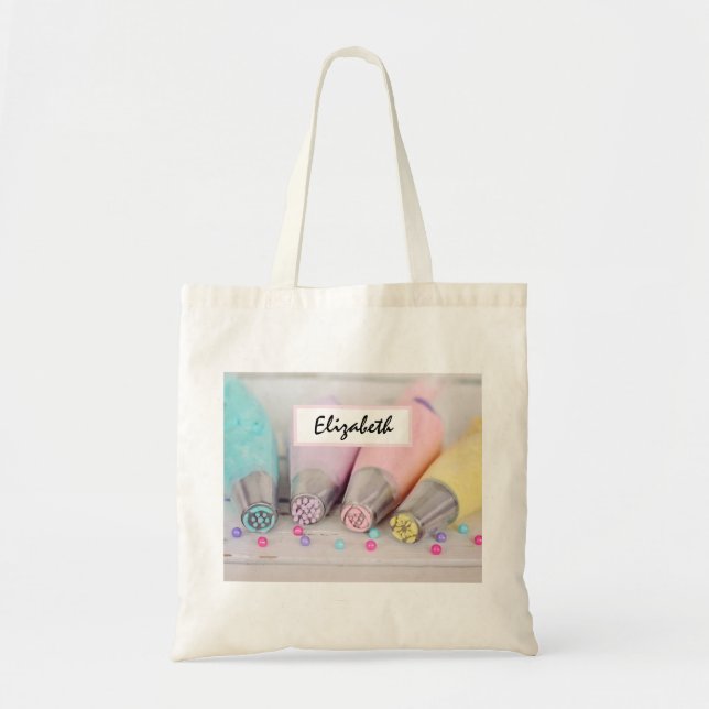 Pastel Coloured Cake Decorating Tools Photograph Tote Bag (Front)