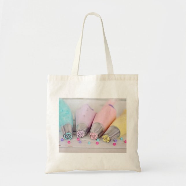 Pastel Coloured Cake Decorating Tools Photograph Tote Bag (Front)