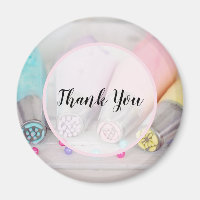 Pastel Coloured Cake Decorating Tools Thank You