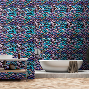Pastel Coloured Mermaid Scales, Wallpaper