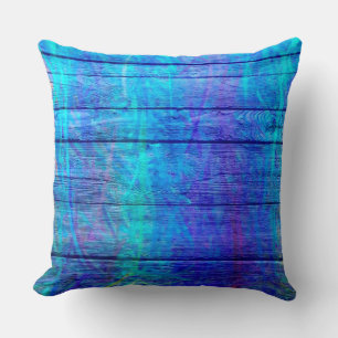 Pastel Coloured on Wood #2 Cushion