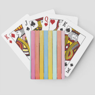 Pastel Coloured Playing Cards
