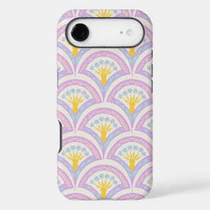 Pastel coloured shell pattern