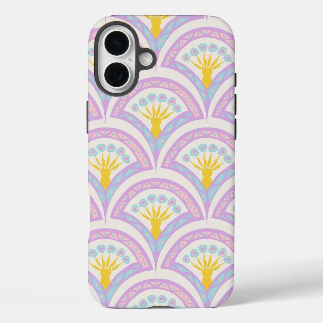 Pastel coloured shell pattern Case-Mate iPhone case (Back)