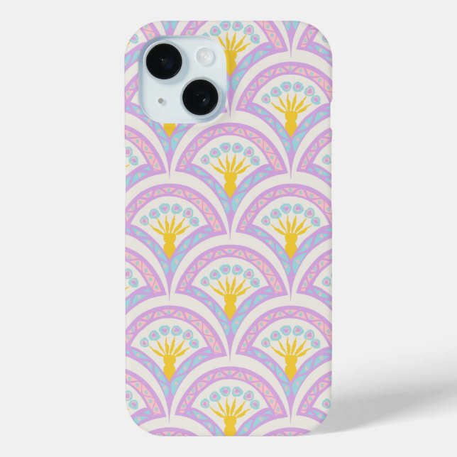 Pastel coloured shell pattern Case-Mate iPhone case (Back)