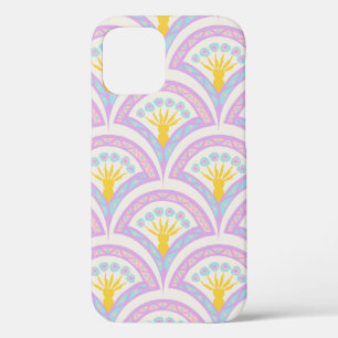 Pastel coloured shell pattern iPhone 12 case