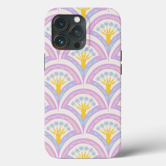 Pastel coloured shell pattern Case-Mate iPhone case (Back)