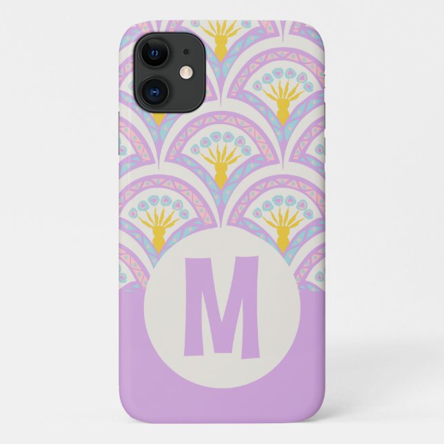 Pastel coloured shell pattern Case-Mate iPhone case (Back)