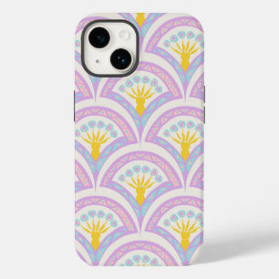 Pastel coloured shell pattern Case-Mate iPhone 14 case