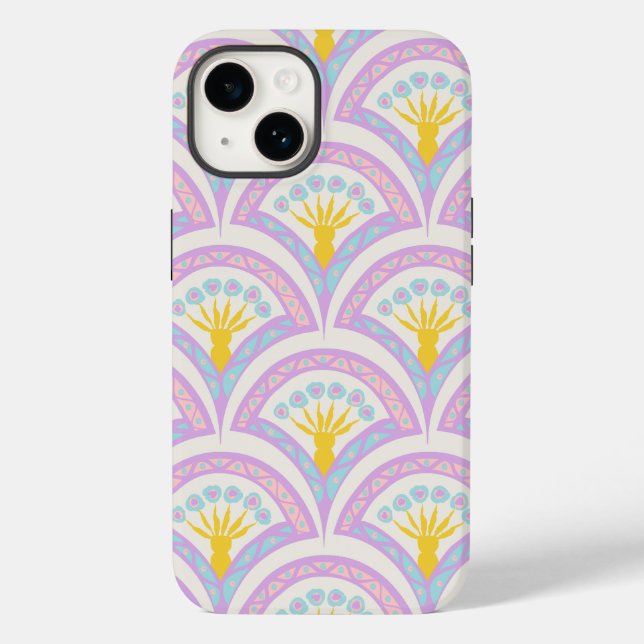 Pastel coloured shell pattern Case-Mate iPhone case (Back)