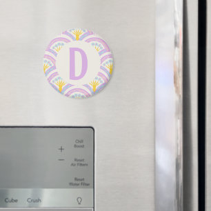Pastel coloured shell pattern magnet