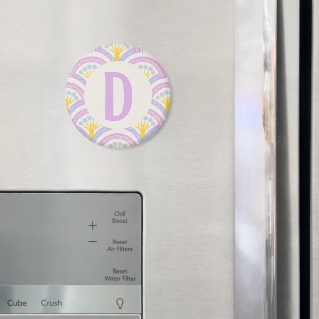 Pastel coloured shell pattern magnet (In Situ (Fridge))