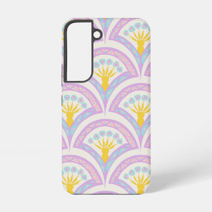 Pastel coloured shell pattern samsung galaxy case