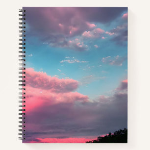 Pastel-coloured sky notebook
