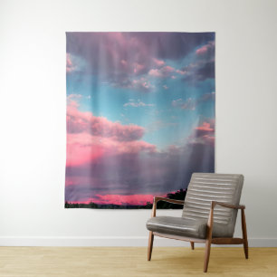 Pastel-coloured sky  tapestry
