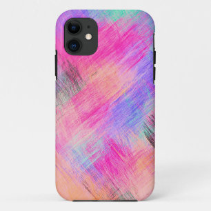Pastel Colourful Abstract Background #4 iPhone 11 Case